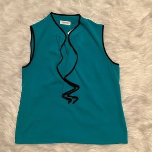Teal Calvin Klein top size L